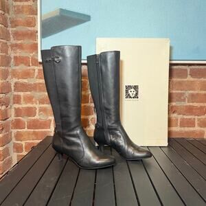 Anne Klein Kitten Heel Riding Boot